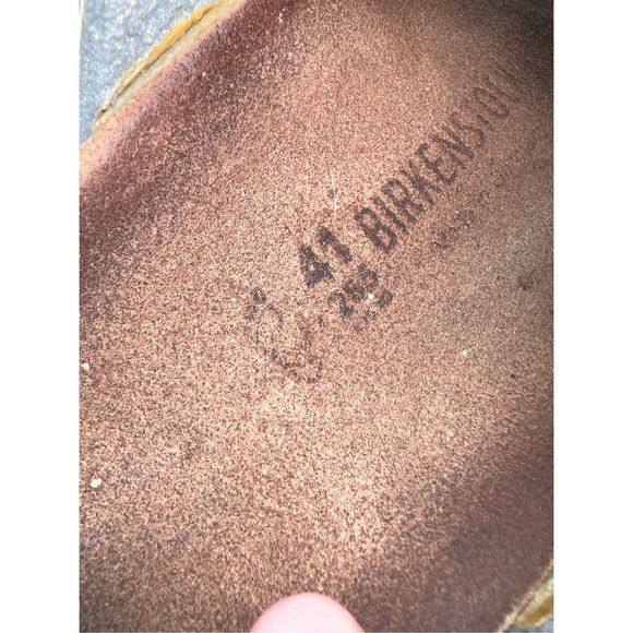 Birkenstock Mayari Birko-Flor Sandal (Women) Silver Size 41  US 10 10.5 - Picture 5 of 6